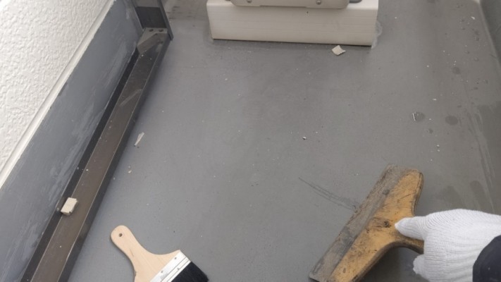 防水工事 ケレン作業
