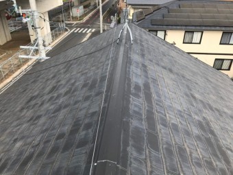 屋根重ね葺き工事