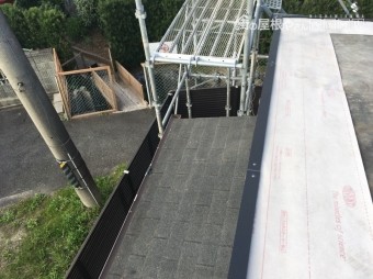 エアギャップシート捨て張り