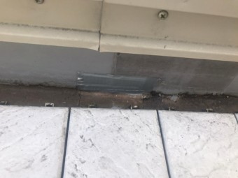 ベランダ雨漏り