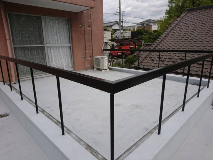 ベランダ手すり 施工後