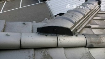 瓦屋根 漆喰補修 剥がれ 鬼瓦