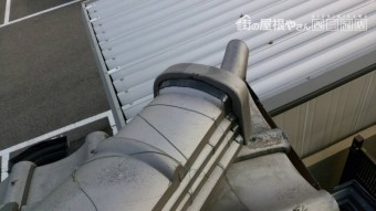 瓦屋根 漆喰補修 剥がれ 鬼瓦
