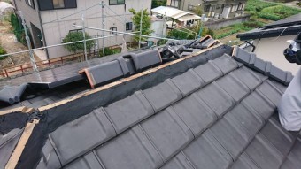 鳥の巣撤去工事