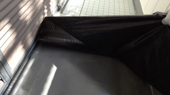 防水工事 自着シート貼り