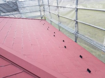 雪止め設置