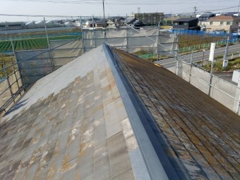 棟板金 台風被害