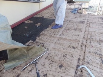 板金屋根 葺き替え工事