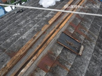 カラーベスト 棟板金めくり