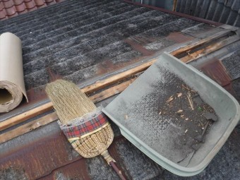 カラーベスト 棟板金めくり