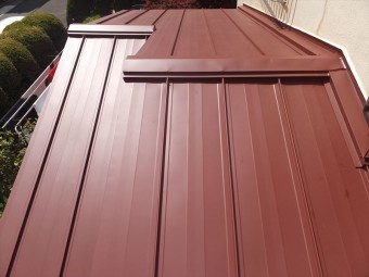 板金屋根葺き替え工事 ガルバリウム鋼板