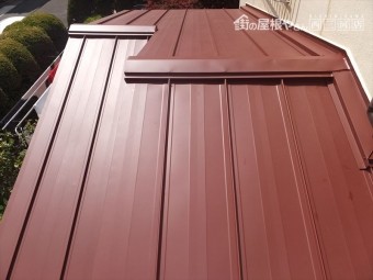 板金屋根葺き替え工事 ガルバリウム鋼板