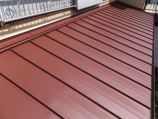 板金屋根葺き替え工事 ガルバリウム鋼板