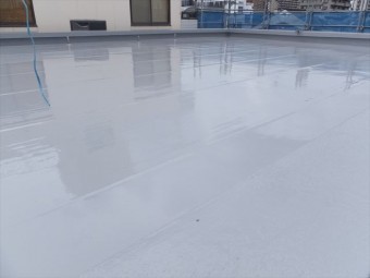 ウレタン防水工事 施工後の写真