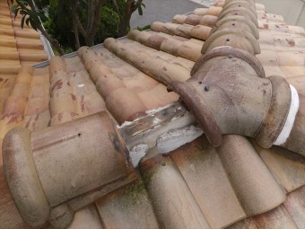 瓦屋根の不具合 S瓦