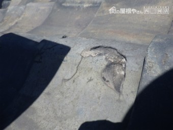古瓦葺き替え