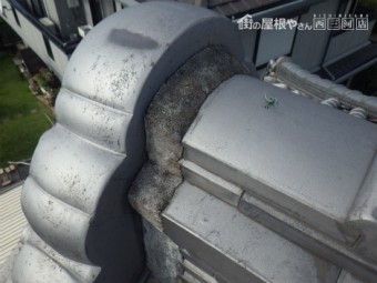 入母屋漆喰補修