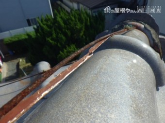 漆喰・鉄筋棒劣化