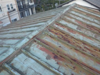 瓦棒屋根劣化