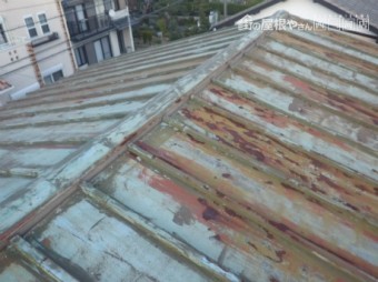 瓦棒屋根劣化