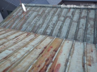 瓦棒屋根劣化