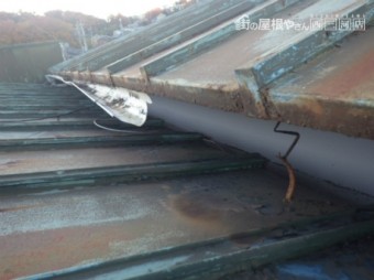 瓦棒屋根劣化