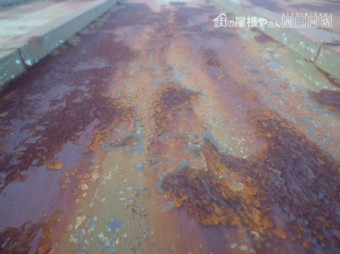 瓦棒屋根劣化
