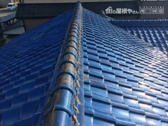 屋根の点検 瓦の凍て