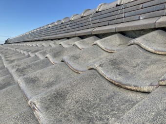屋根点検 棟下