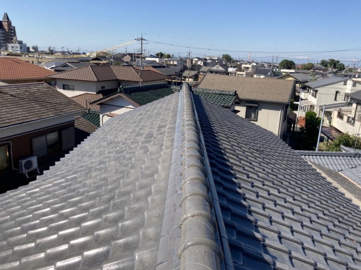 屋根点検 棟瓦