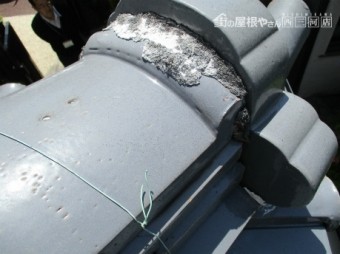 漆喰・鉄筋棒劣化