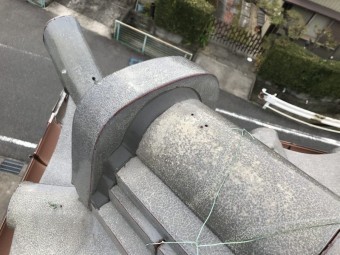 屋根漆喰工事