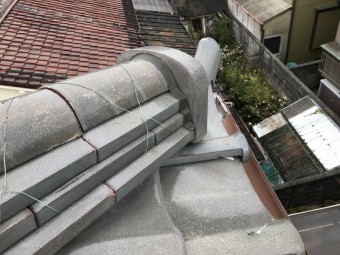 屋根漆喰工事