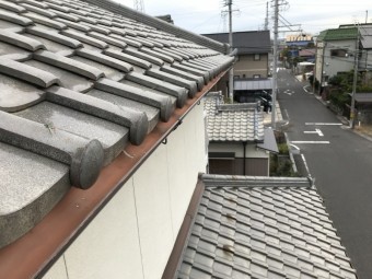 屋根漆喰工事