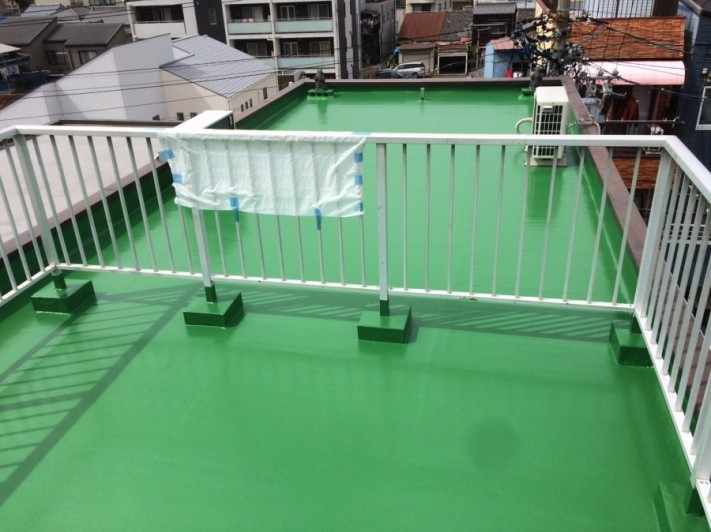 ウレタン防水施工