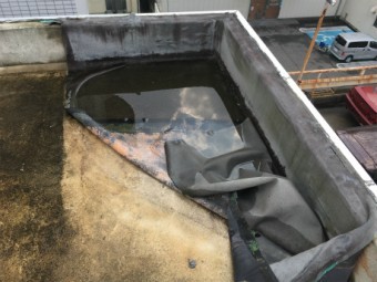 塩ビシート防水劣化