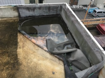 塩ビシート防水劣化
