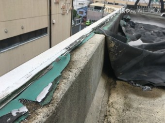 塩ビシート防水劣化