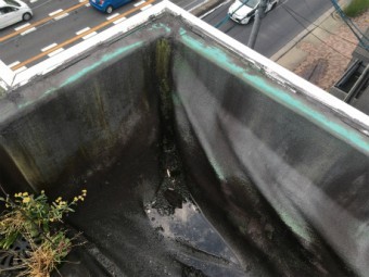 塩ビシート防水劣化