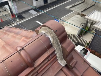 屋根点検 鬼瓦