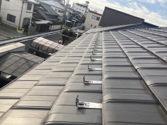 屋根点検 雪止め金具