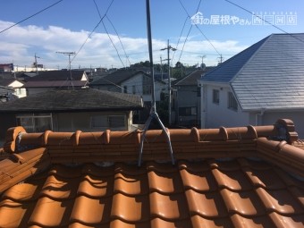 屋根 漆喰 瓦 剥離 劣化