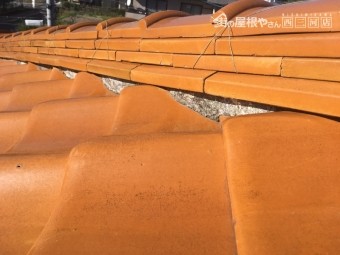 屋根 漆喰 瓦 剥離 劣化