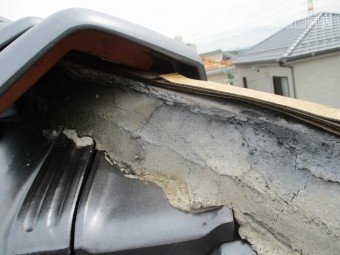 棟瓦台風被害