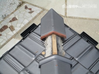棟瓦台風被害