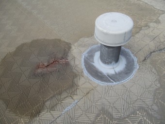 陸屋根防水不具合