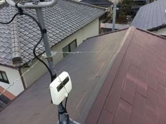 屋根工事 重ね葺き カバー工法 スーパーガルテクトフッ素