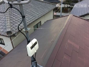屋根工事 重ね葺き カバー工法 スーパーガルテクトフッ素