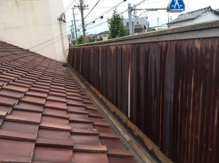 屋根パラペット