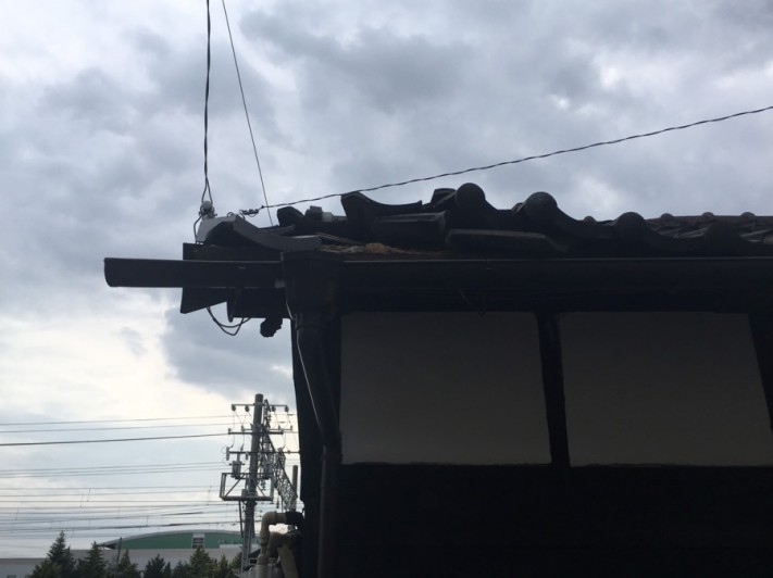 樋のズレ